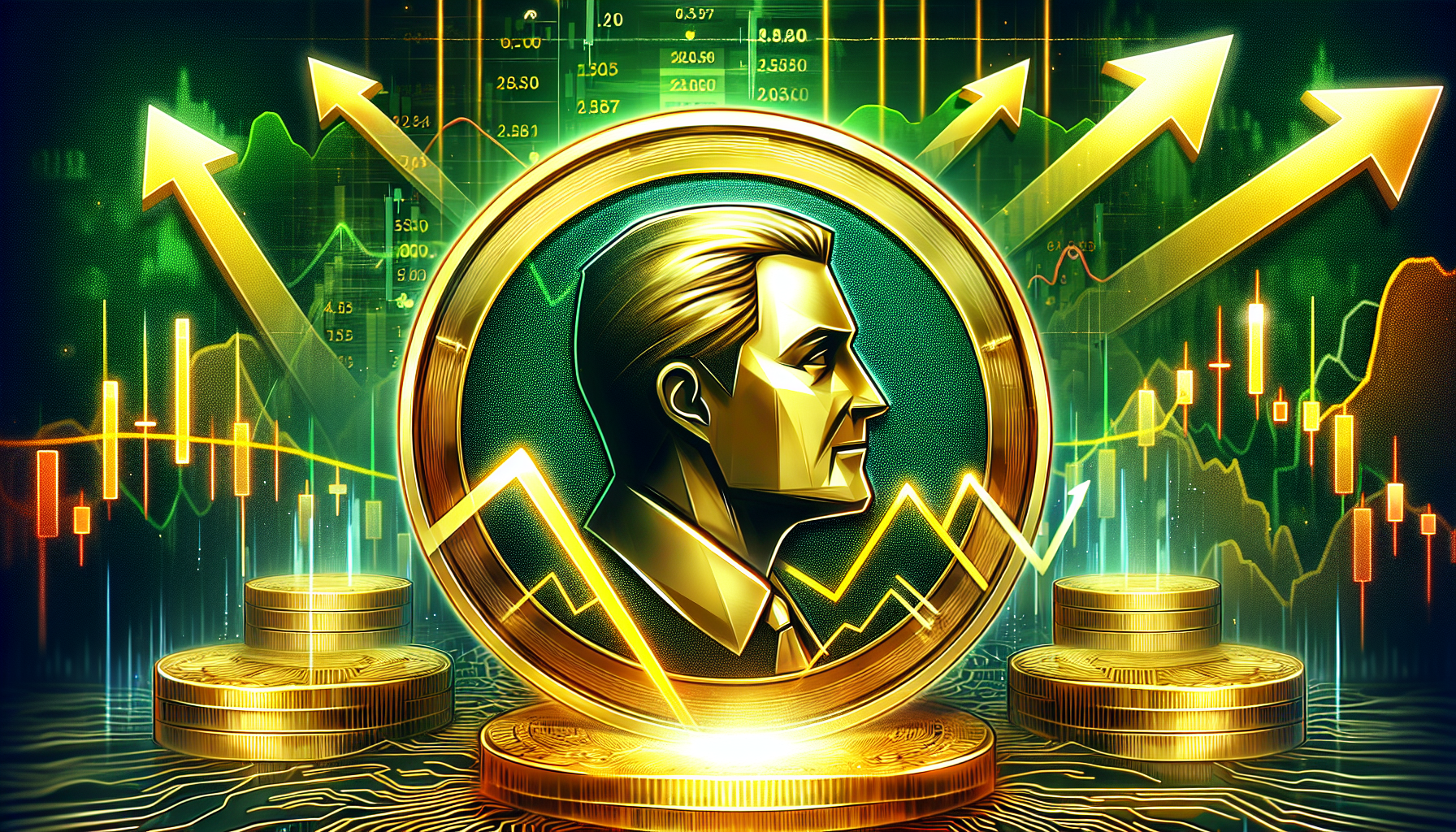 Trump meme coin toont sterke prijsbewegingen